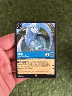 Sisu Divine Water Dragon 159/204 Legendary Disney Lorcana Card - Image 1