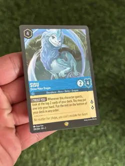 Sisu Divine Water Dragon 159/204 Legendary Disney Lorcana Card - Image 2