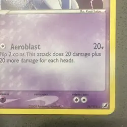 Pokemon Lugia EX Unseen Forces Rare Regular 29/115 80 HP Aeroblast Card - Image 5
