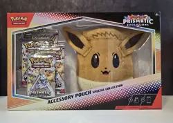 Pokemon Prismatic Evolutions Accessory Pouch Special Collection Box New Sealed - Image 1