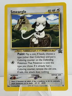 Smeargle 32/53 Wotc Black Star Promo Regular Pokemon LP/NM - Image 1