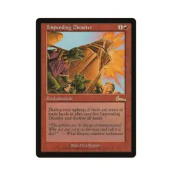 Impending Disaster MTG Urza's Legacy Rare LP Lightly Played Single Card - Image 1