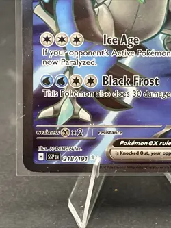 Pokemon TCG Surging Sparks Black Kyurem EX Ultra Rare Card 218/191 - Image 4