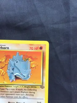 Pokemon Cards: Jungle 1st Edition Common: Rhyhorn 61/64 - Image 3