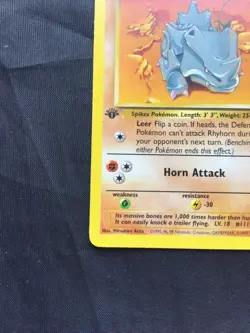 Pokemon Cards: Jungle 1st Edition Common: Rhyhorn 61/64 - Image 5