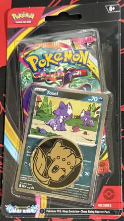 Pokemon TCG Chaos Rising Single Pack Blister TOXEL - FACTORY SEALED NEW PROMO - Image 3