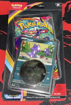 Pokemon TCG Chaos Rising Single Pack Blister TOXEL - FACTORY SEALED NEW PROMO - Image 4