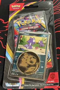 Pokemon TCG Chaos Rising Single Pack Blister TOXEL - FACTORY SEALED NEW PROMO - Image 5