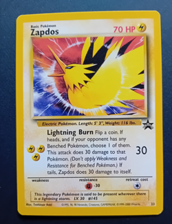 Pokemon Cards: Wizards Black Star Promo: Zapdos 23 - Image 1
