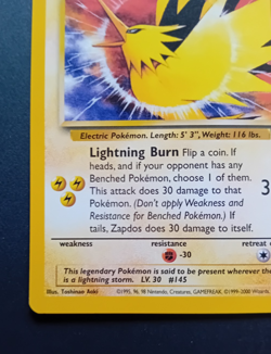 Pokemon Cards: Wizards Black Star Promo: Zapdos 23 - Image 5