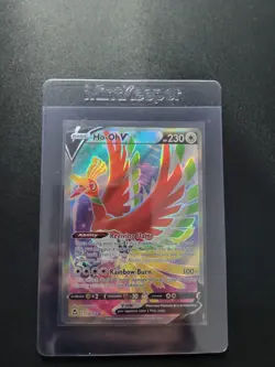 Pokemon Card TCG - Ho-Oh V 187/195 - Silver Tempest - Ultra Rare - NM ⭐ - Image 1
