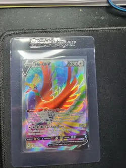 Pokemon Card TCG - Ho-Oh V 187/195 - Silver Tempest - Ultra Rare - NM ⭐ - Image 3