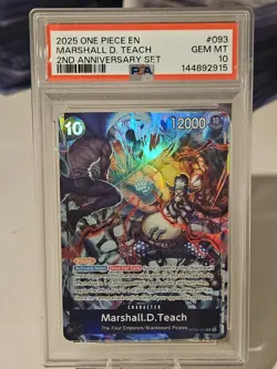 Marshall.D.Teach (093) (English Version 2nd Anniversary Set) OP09-093 One Piece - Image 1