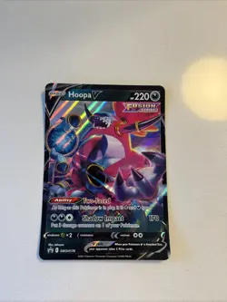 Hoopa V SWSH176 Sword & Shield Promo Jumbo Pokemon Card - Image 1