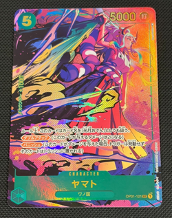 Yamato OP01-121 SEC Parallel Romance Dawn One Piece Card Game Japanese NM - Image 1