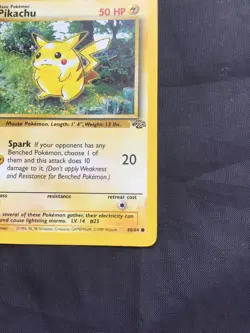 Pokemon Cards: Jungle 1st Edition Common: Pikachu 60/64 - Image 4