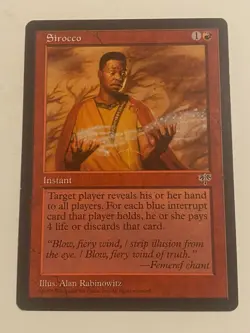 Sirocco - Magic the Gathering MTG Mirage Single Card - Image 1