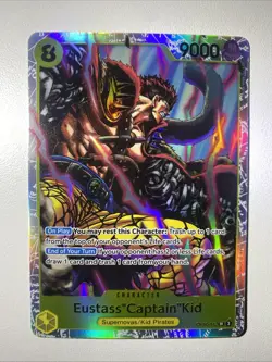 Eustass Captain Kid * OP10-112 SR * One Piece CG * Royal Blood * Holo * NM - Image 1