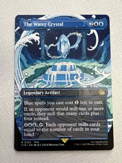 The Water Crystal (Borderless) Final Fantasy Magic The Gathering - Image 1