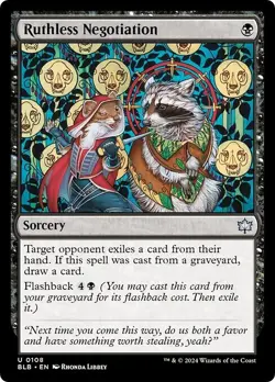 RUTHLESS NEGOTIATION x4 mtg NM-M Bloomburrow 4 Unc - Image 1