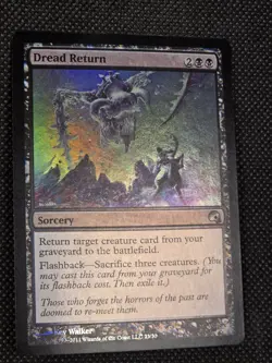 FOIL Dread Return Time Spiral MTG Magic Gathering NM -- L45 - Image 2