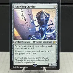 Scrawling Crawler FDN Rare 132 Normal English NM Magic The Gathering Pack Fresh - Image 4