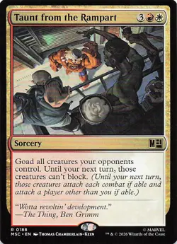 Taunt from the Rampart R Commander: Marvel Super Heroes 188 NM - Image 1