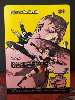 Fight to the Death (Borderless) 90 Marvel Universe Eternal-Legal - Image 1