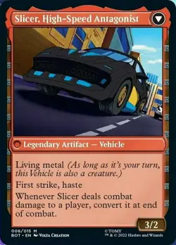 Magic The Gathering MTG SLICER, HIRED MUSCLE Transformers NM Near Mint - Image 2
