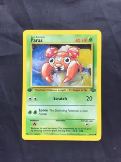 Pokemon Cards: Jungle 1st Edition Common: Paras 59/64 - Image 1