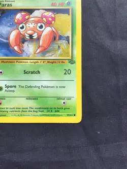 Pokemon Cards: Jungle 1st Edition Common: Paras 59/64 - Image 4
