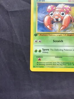 Pokemon Cards: Jungle 1st Edition Common: Paras 59/64 - Image 5