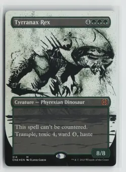 Tyrranax Rex 314 Showcase Foil Phyrexia: All Will Be One ONE MTG Magic - Image 1