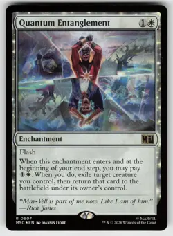 Quantum Entanglement 607 Commander: Marvel Super Heroes Foil MTG - Image 1