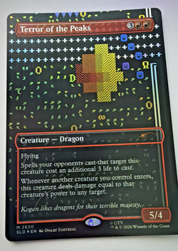 Terror of the Peaks #2650 Rainbow Foil Secret Lair Dwarf Fortress MTG Near Mint - Image 3