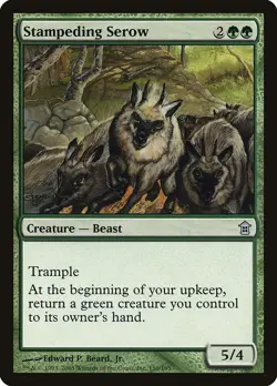 Stampeding Serow [Saviors of Kamigawa] Lightly Played - Image 1