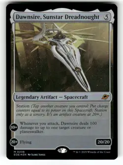 Dawnsire, Sunstar Dreadnought 238 Edge of Eternities Foil - Image 1