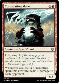 Coruscation Mage (FOIL) BLB 131 Bloomburrow Magic: The Gathering Near Mint - Image 1