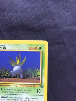 Pokemon Cards: Jungle 1st Edition Common: Oddish 58/64 - Image 3