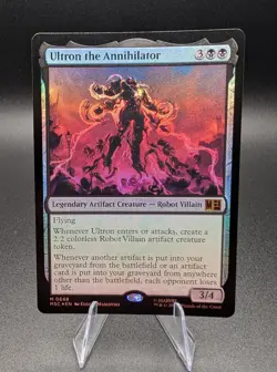 Magic The Gathering "Ultron the Annihilator" Marvel Mythic 0668 Foil (NM) - Image 1