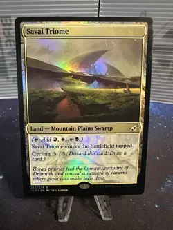 MTG Savai Triome (foil) - Ikoria - Image 1