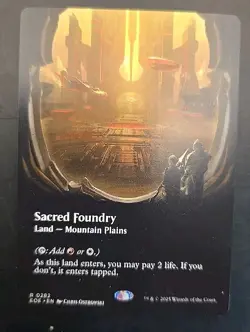 Sacred Foundry (Borderless) Edge of Eternities MTG Regular Near Mint - Image 1