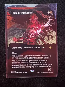 MTG Tarkir: Dragonstorm Tersa Lightshatter Borderless 0345 NM Rare - Image 1