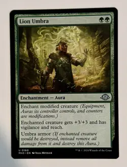 Lion Umbra Uncommon Modern Horizons 3 160 MTG Near Mint MH3 - Image 1