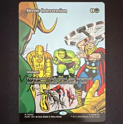MTG Heroic Intervention 0080 Borderless Avengers 1 Cover Marvel Pack Fresh 2026 - Image 1