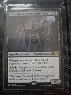 MTG Magic the Gathering Vito, Thorn of the Dusk Rose Core Set 2021 Regular Card - Image 1