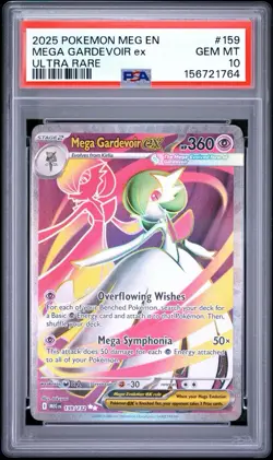 Pokemon Mega Gardevoir EX 159/132 Ultra Rare Mega Evolution PSA 10 - Image 1