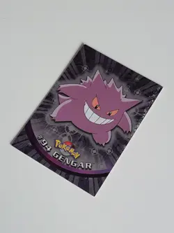 Pokemon Topps 1999 Gengar Holo Foil Pokemon Card #94 - Series 1 Blue Logo - Image 3