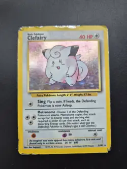 Clefairy - 5/102 - Base Set - Rare Holo - Pokemon Card - Image 1