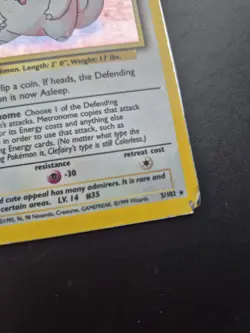 Clefairy - 5/102 - Base Set - Rare Holo - Pokemon Card - Image 4